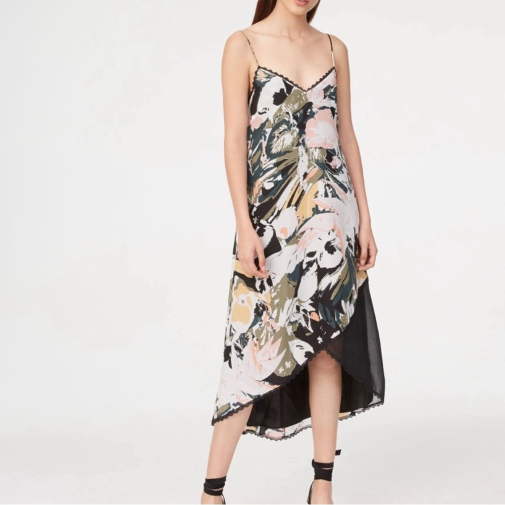 Club Monaco - Floral Midi Slip Dress